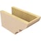 Ekena Millwork 6in. W x 6in. H x 12in. L Ridgewood Woodgrain TimberThane Rafter Tail, Primed Tan RFTUR06X06X12RIDRCPR - alternate 3